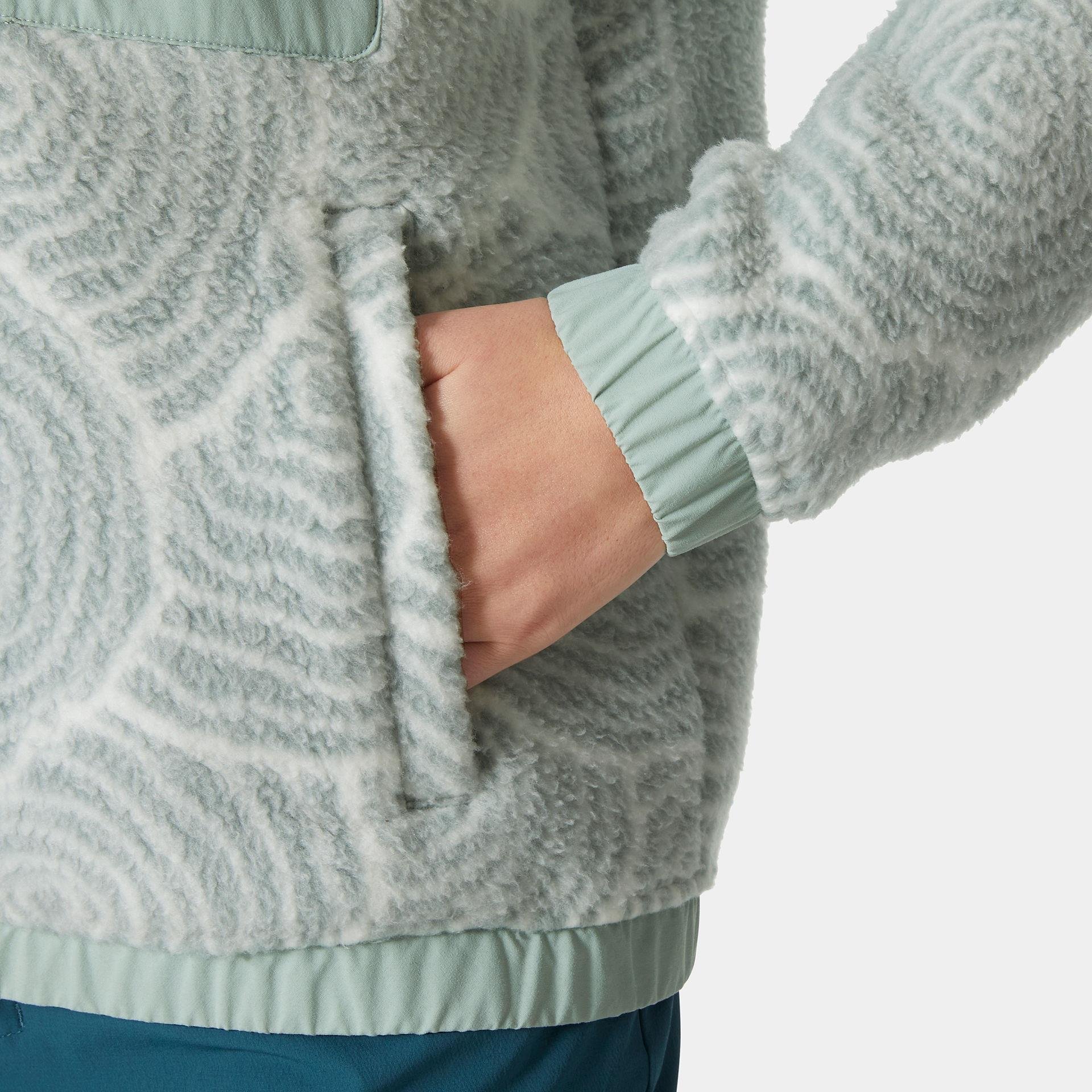 HELLY HANSEN W IMPERIAL PRINTED PILE SNAP MONT