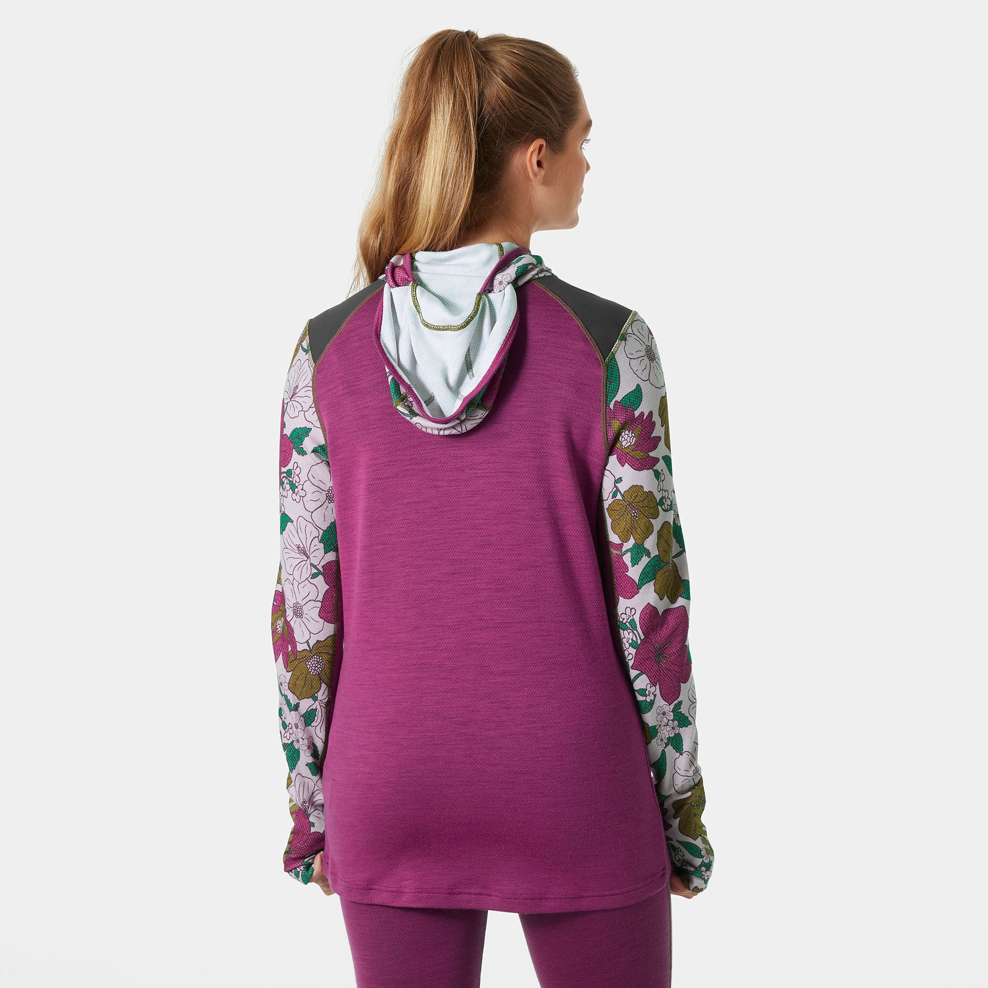 HELLY HANSEN W LIFA MERINO MIDW BLC KAPŞONLU İÇLİK