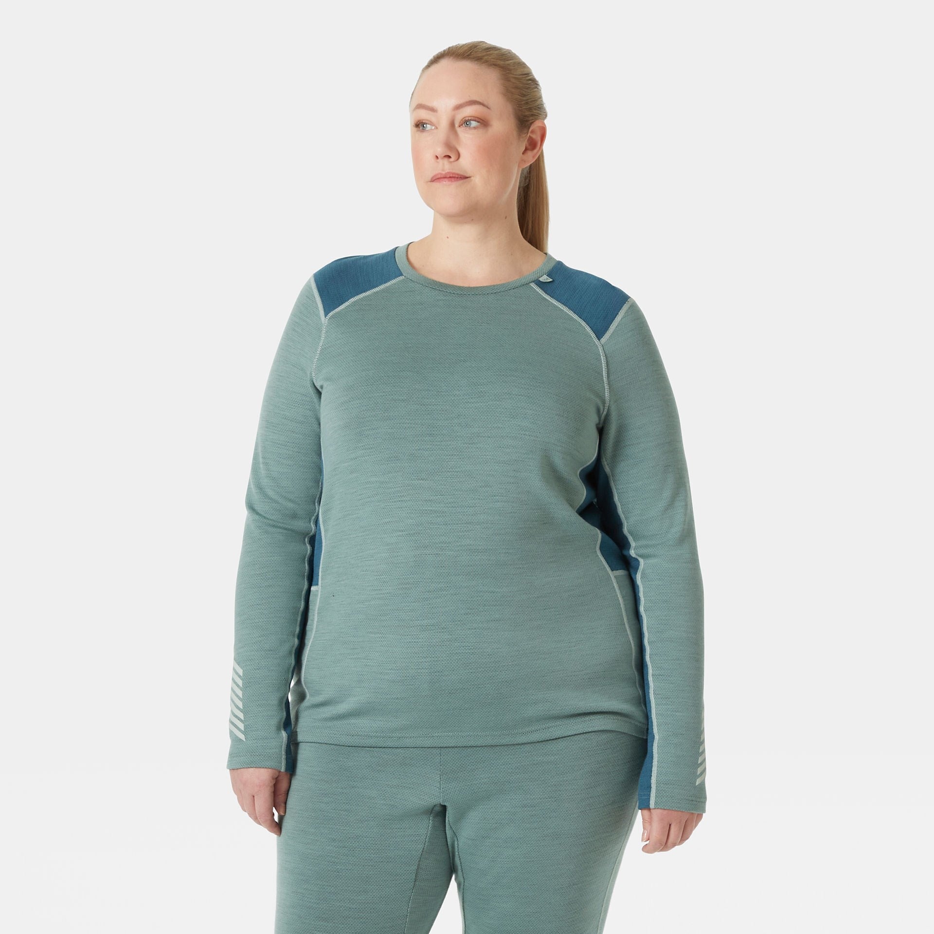 HELLY HANSEN W LIFA MERINO MIDWT CREW PLUS İÇLİK