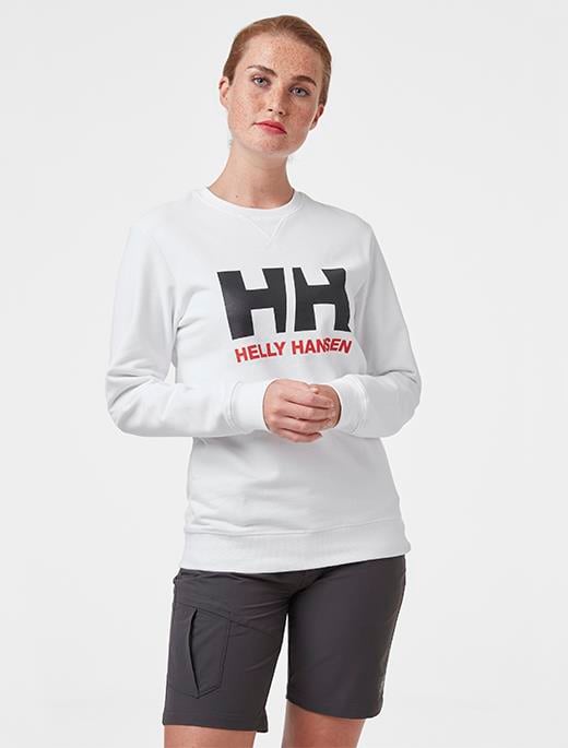 HELLY HANSEN  W LOGO CREW SWEAT