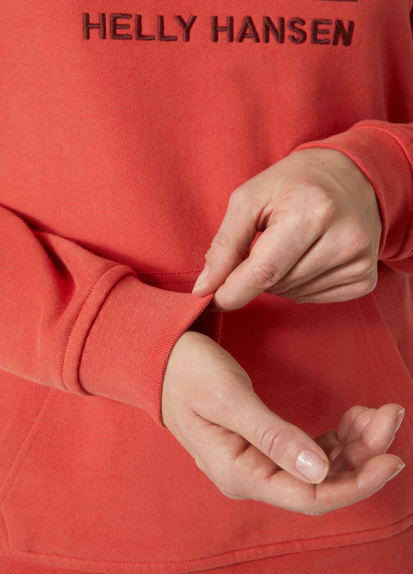 HELLY HANSEN  W LOGO HOODIE KAPİŞONLU