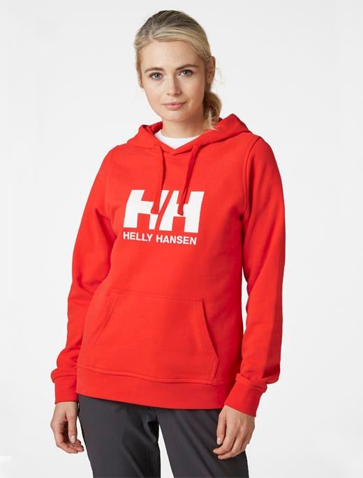 HELLY HANSEN  W LOGO HOODIE KAPİŞONLU