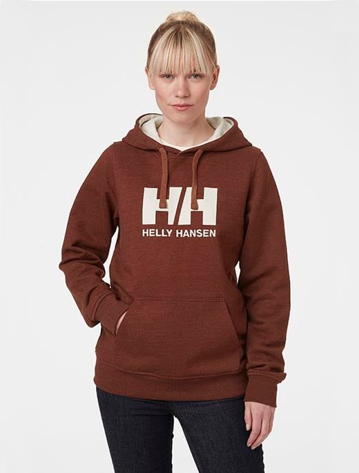 HELLY HANSEN  W LOGO HOODIE KAPİŞONLU