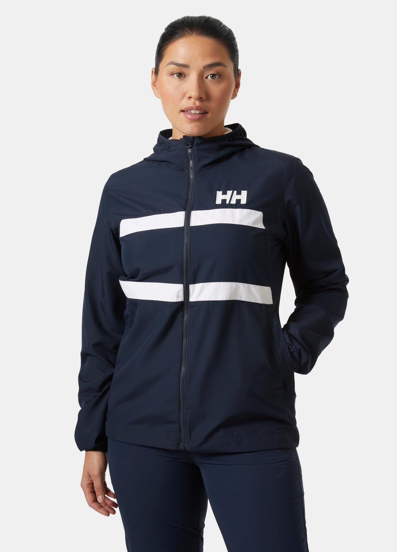 HELLY HANSEN W SALT STRIPE WINDBREAKER RÜZGARLIK