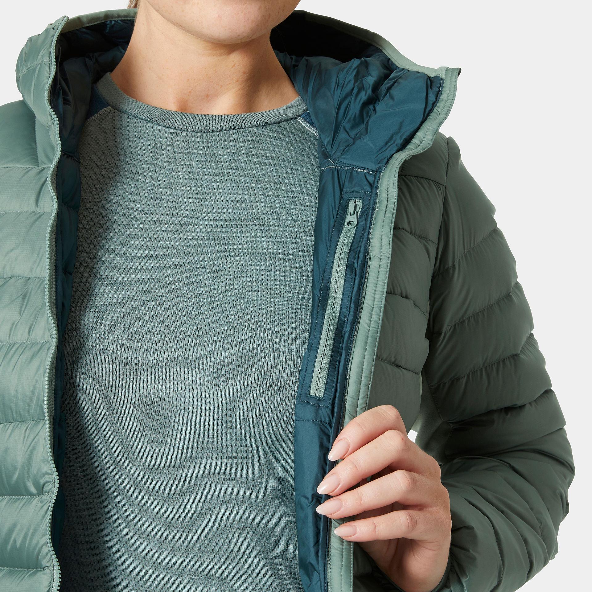HELLY HANSEN W VERGLAS DOWN HYBRID HOOD MONT 2.0