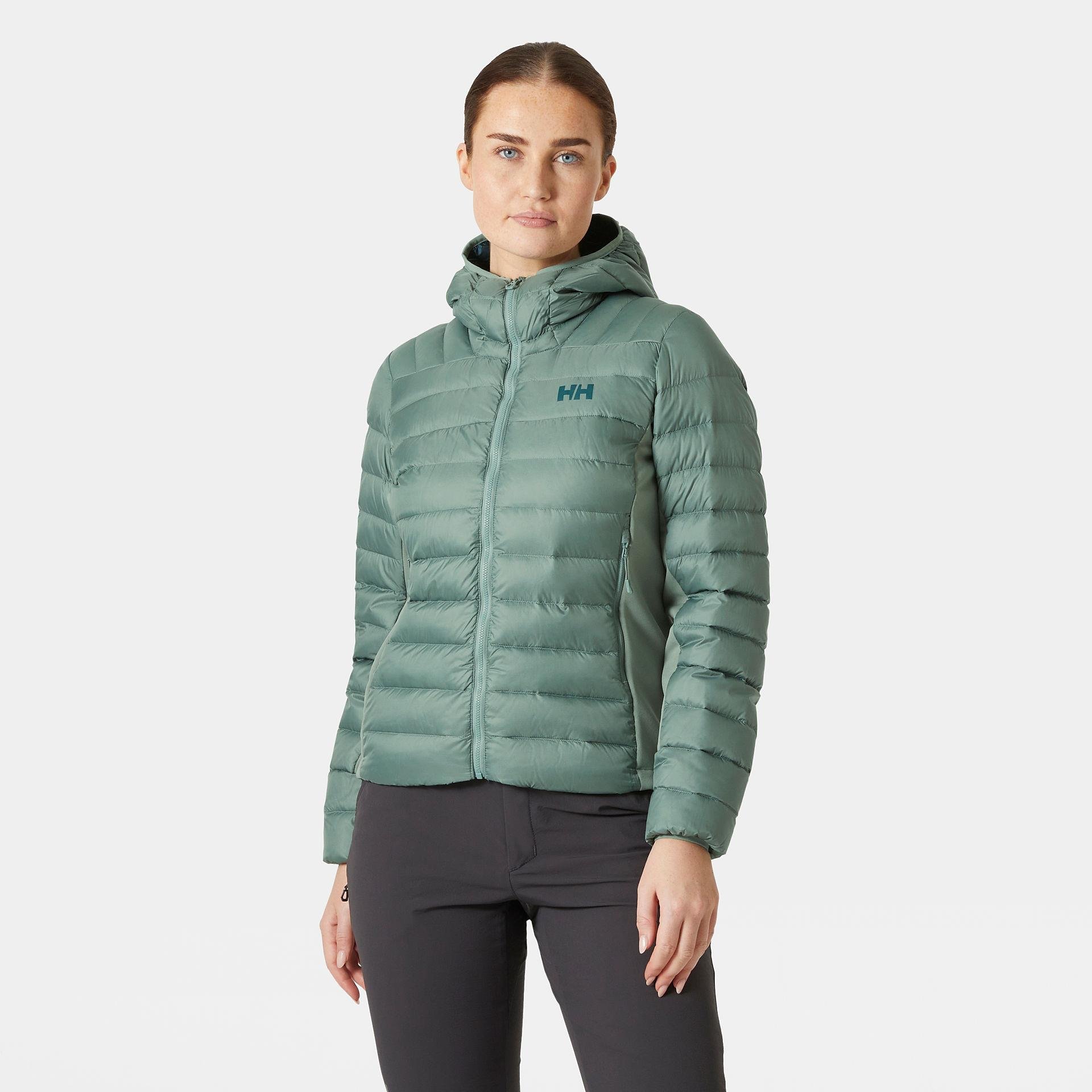 HELLY HANSEN W VERGLAS DOWN HYBRID HOOD MONT 2.0