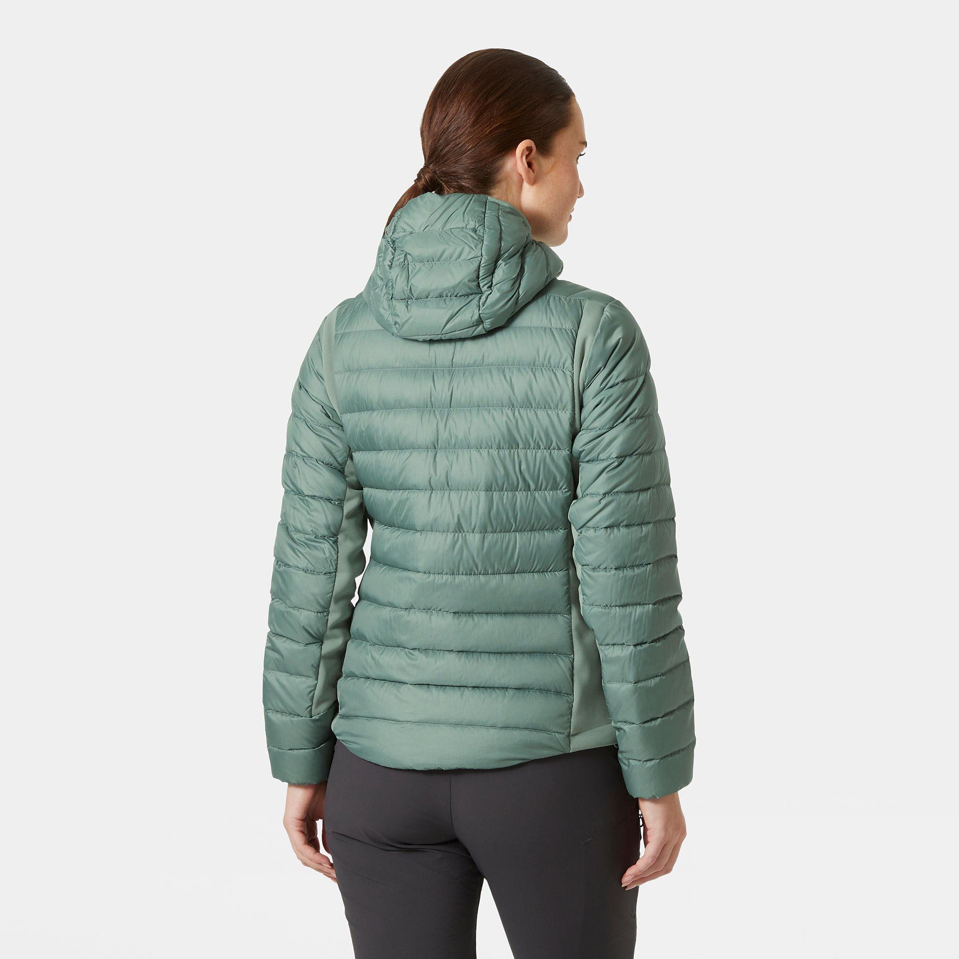 HELLY HANSEN W VERGLAS DOWN HYBRID HOOD MONT 2.0