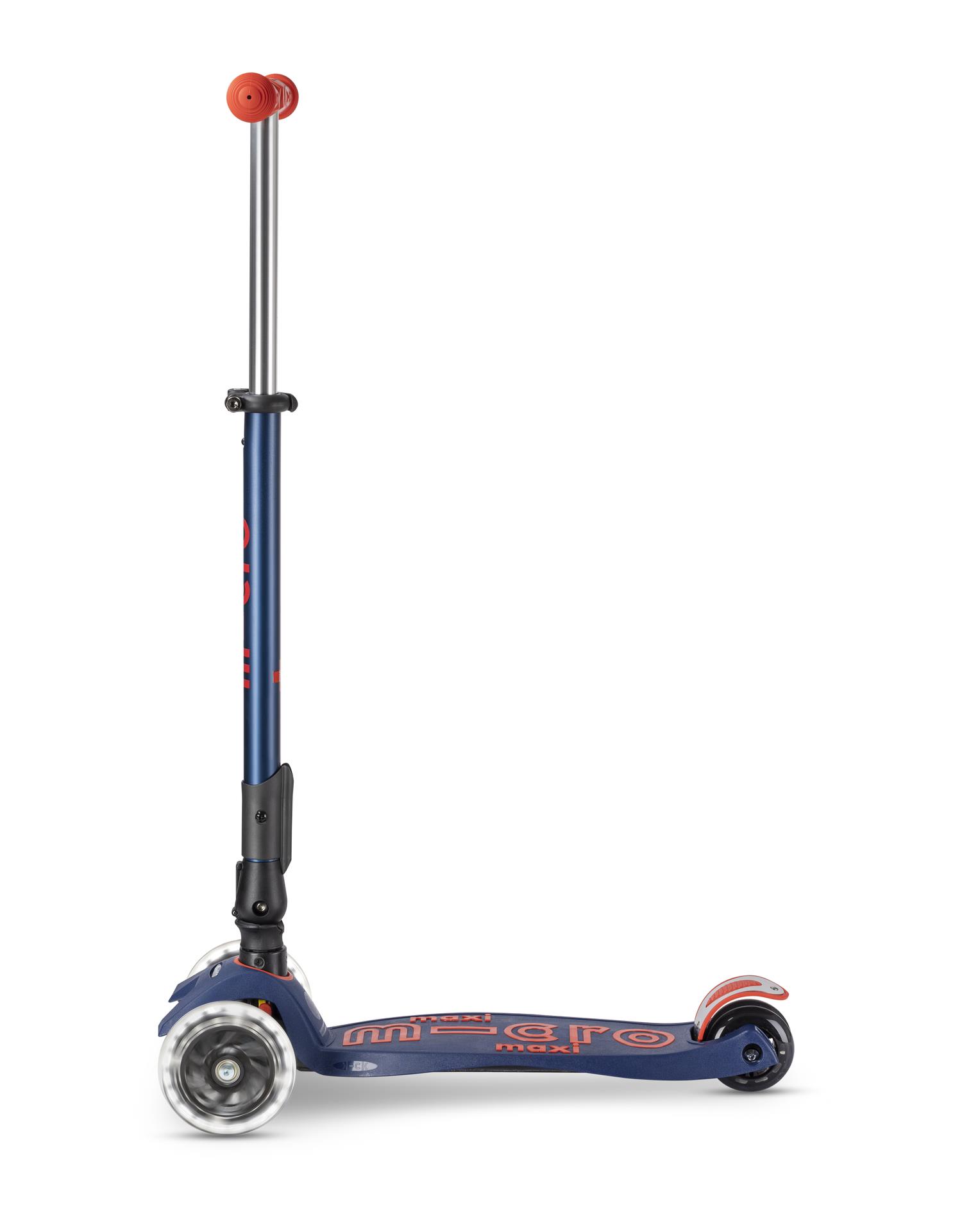 MAXI MICRO DELUXE FOLDABLE LED NAVY RED