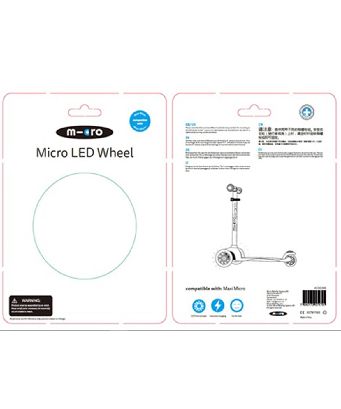 MICRO LED WHEEL MAXI MICRO 120 MM SET