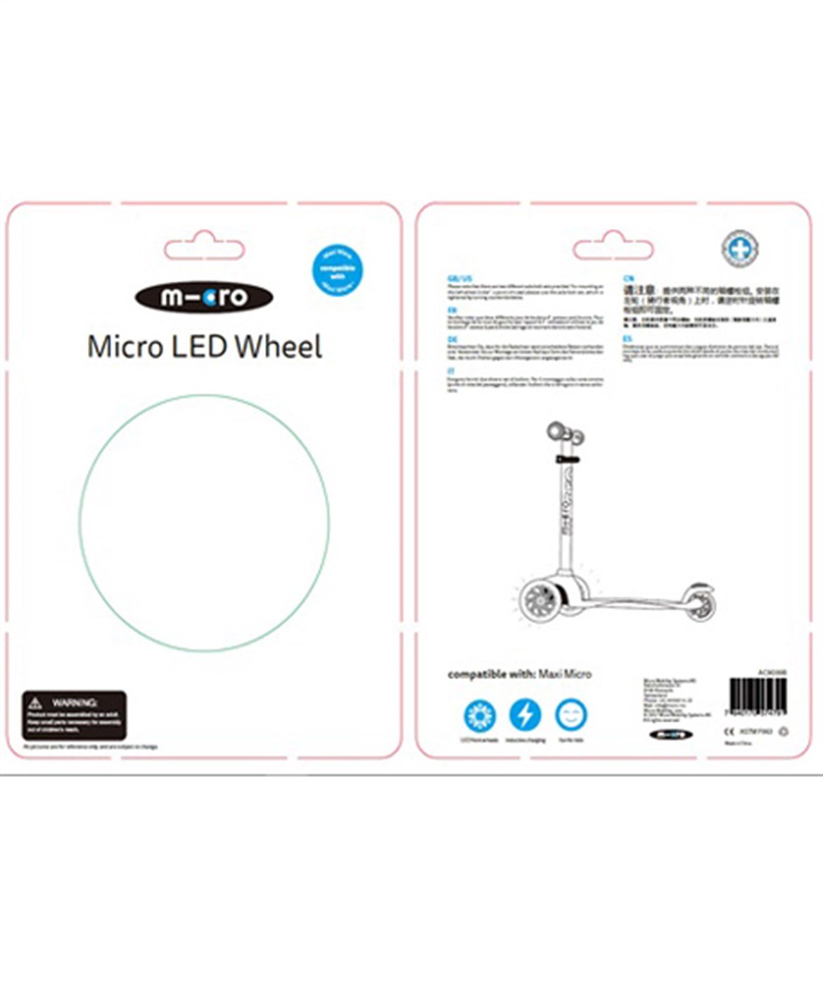 MICRO LED WHEEL MINI MICRO 120 MM SET