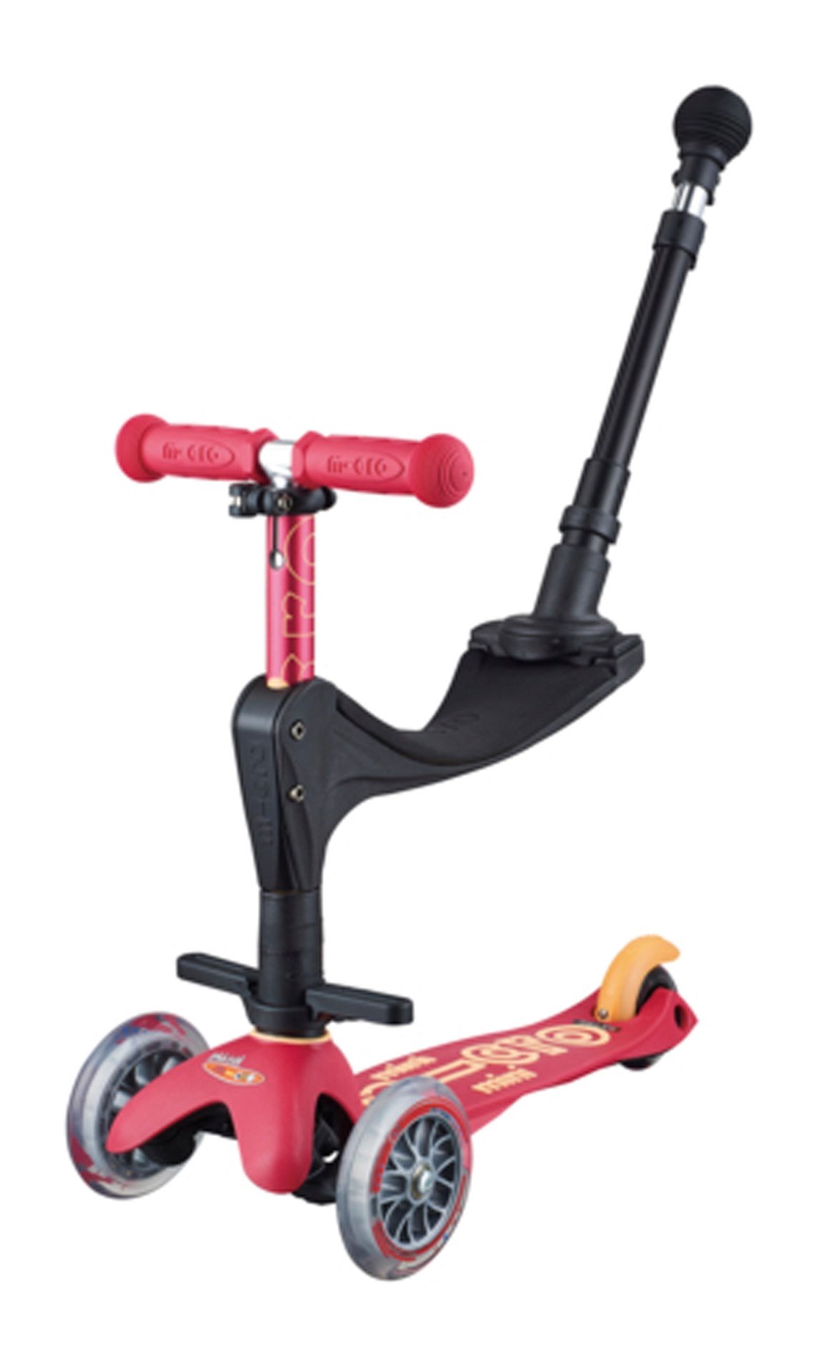 MINI MICRO 3 IN 1 DELUXE PLUS RUBY RED