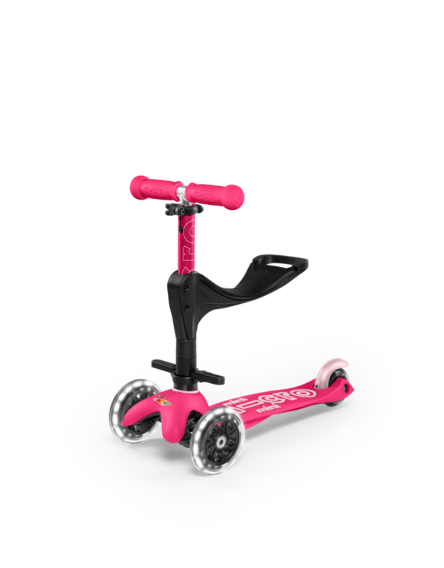 MINI MICRO 3IN1 DELUXE PLUS LED PINK