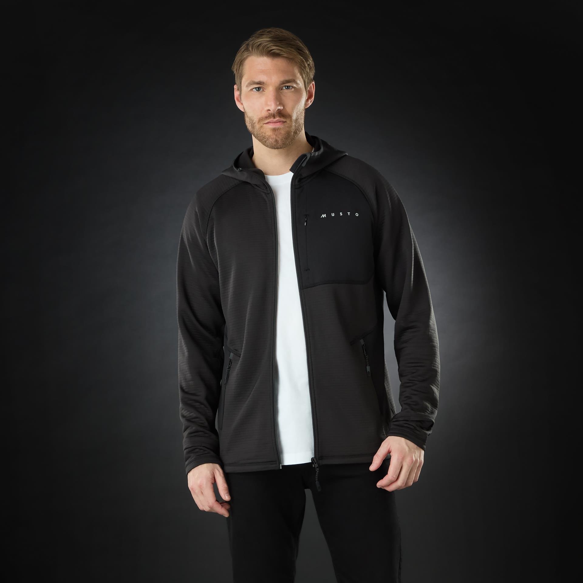 MUSTO M EVO THERM HOODED TECH FL KAPÜŞONLU POLAR