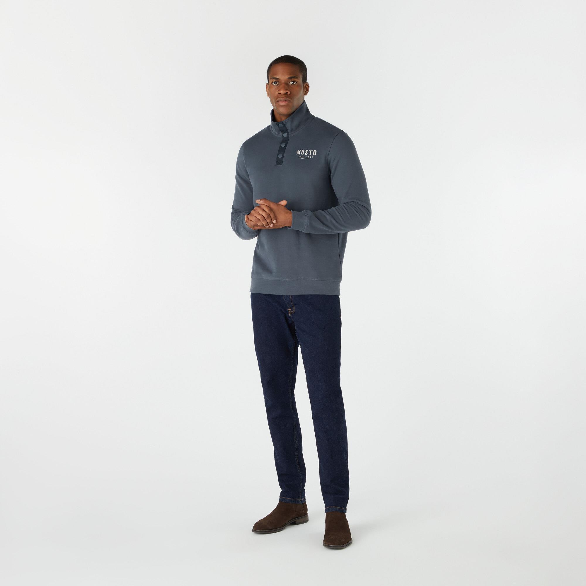 MUSTO M MARINA 1/2 SNAP ERKEK SWEAT 2.0