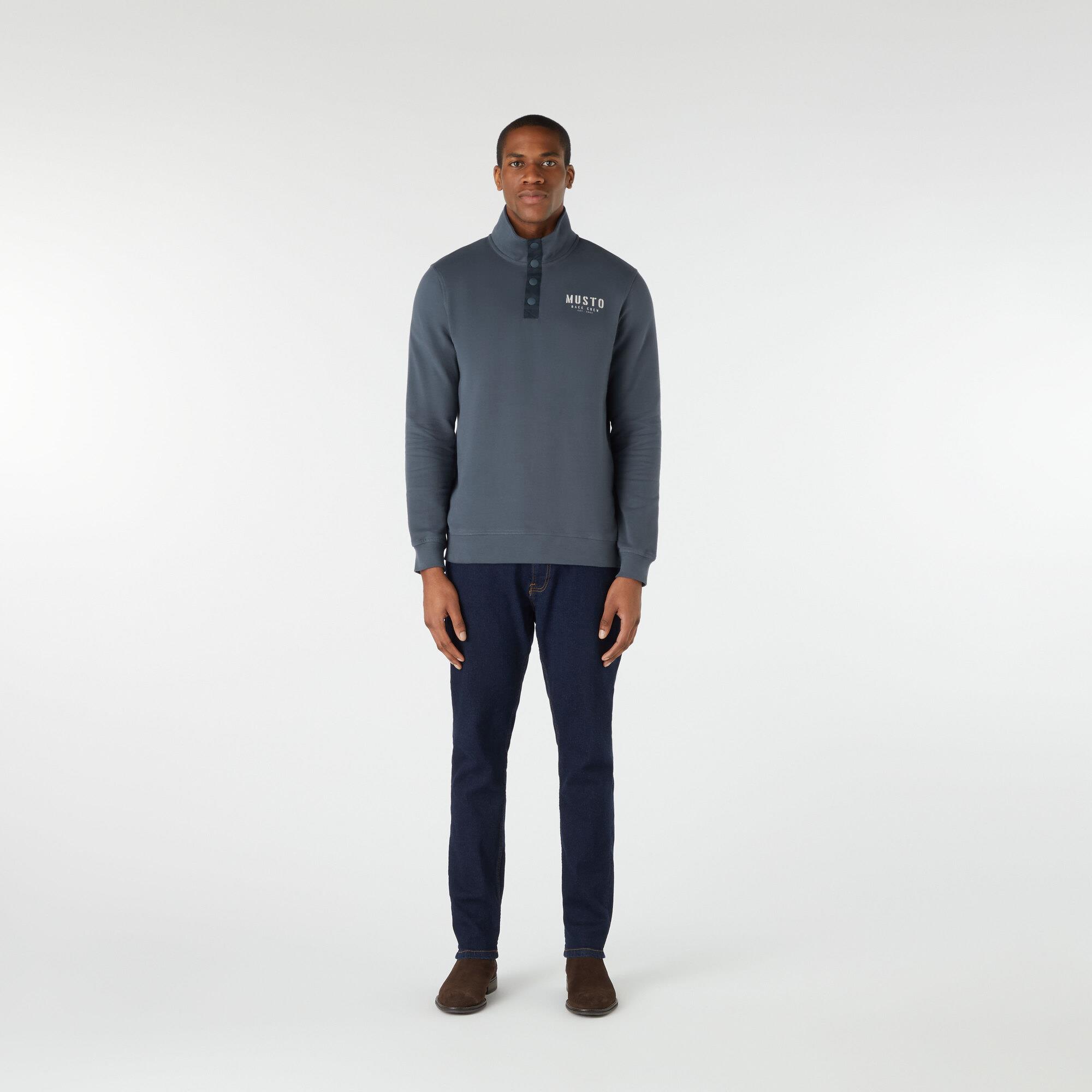 MUSTO M MARINA 1/2 SNAP ERKEK SWEAT 2.0