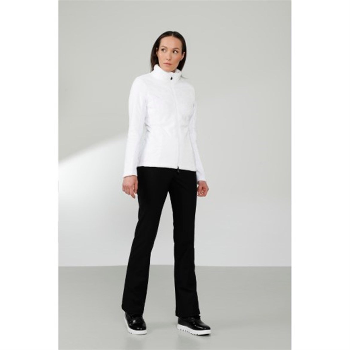 POIVRE BLANC W22-1603-WO LONG PILE FLEECE JACKET