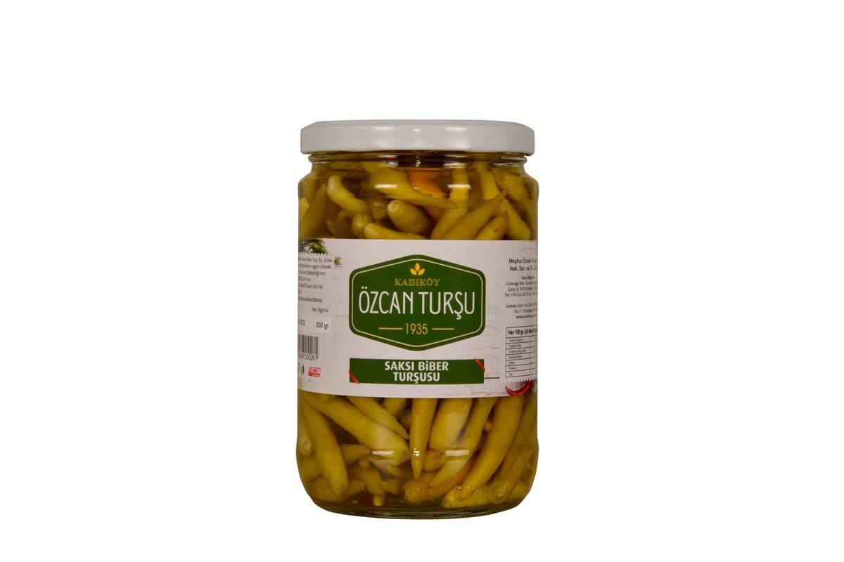 Acı Saksı Biber Turşusu