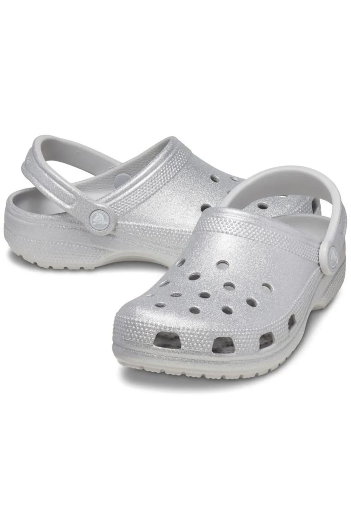 Crocs Classic Glitter Clog Unisex Sandalet 205942-0IC