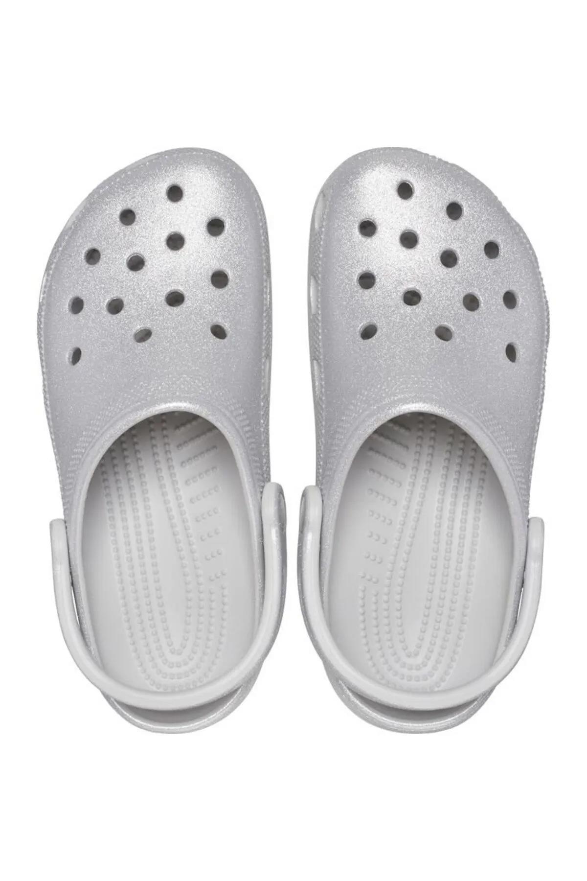 Crocs Classic Glitter Clog Unisex Sandalet 205942-0IC
