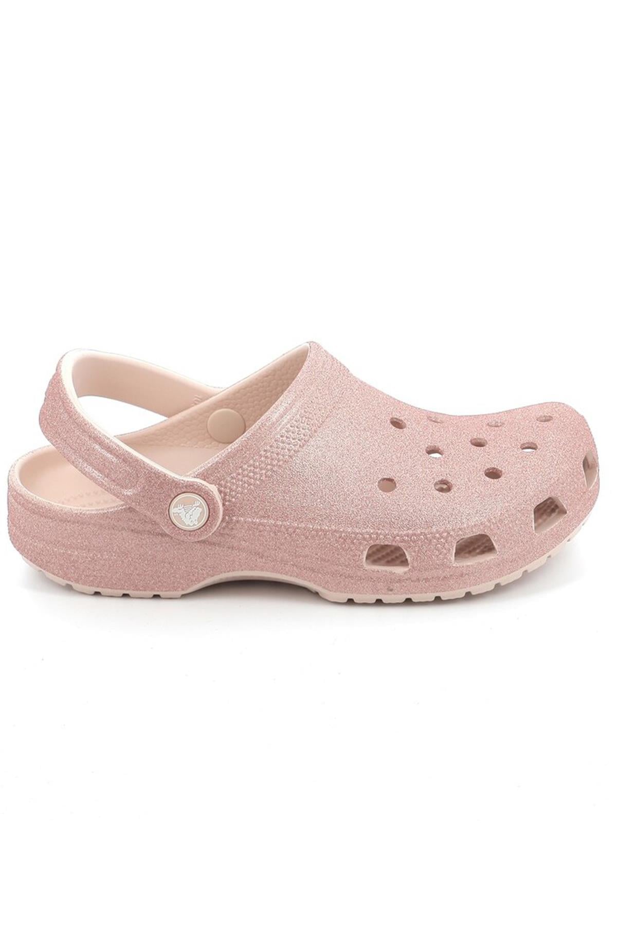 Crocs Classic Glitter Clog Unisex Sandalet 205942-6WV