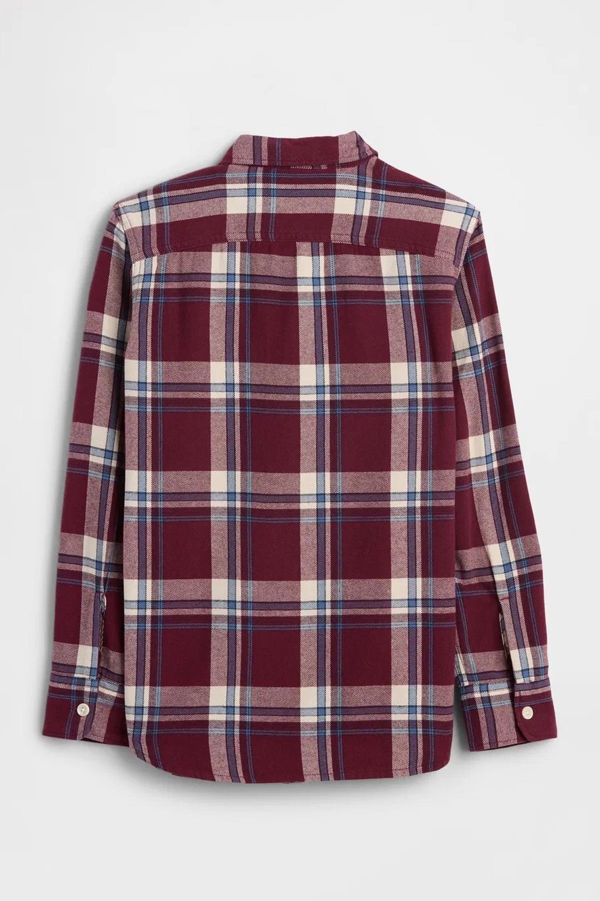 Gap V-Ls Flannel Çocuk Gömlek 796569000