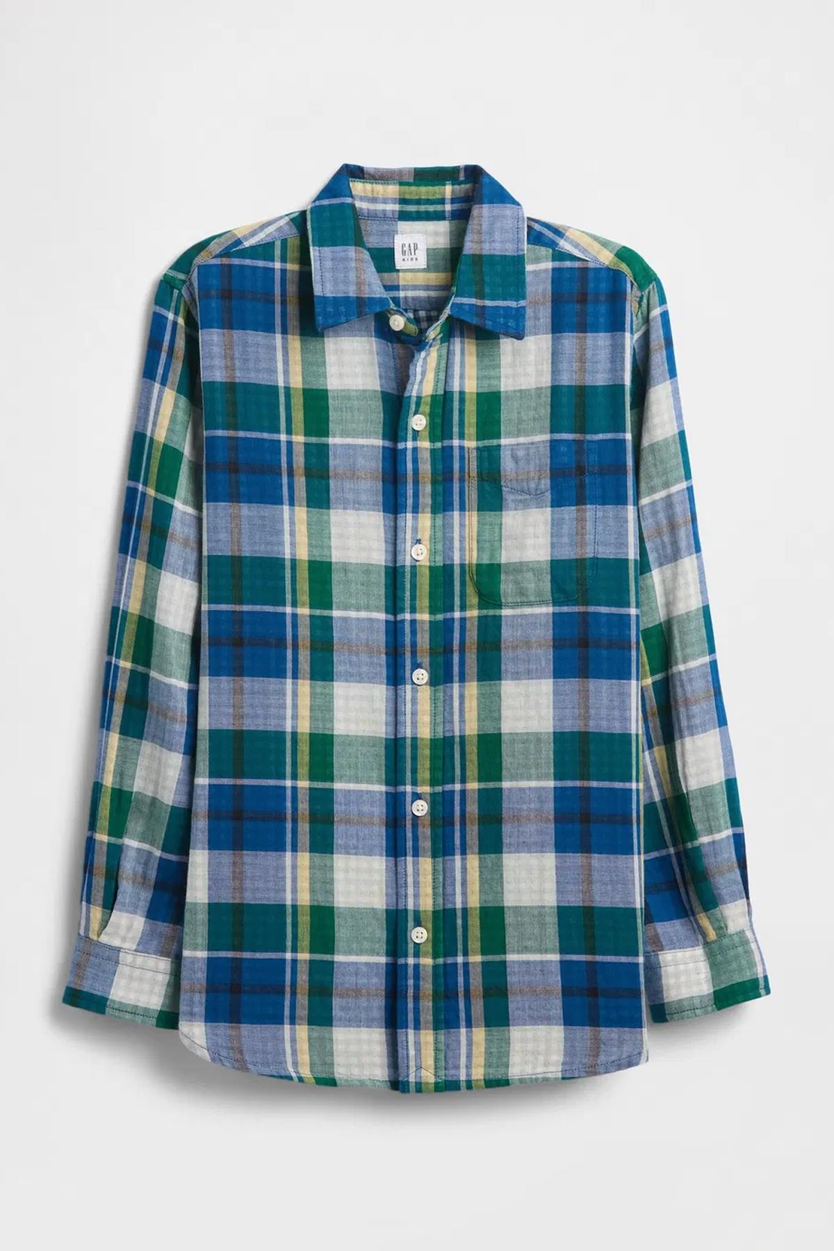 Gap V-Ls Transitional Çocuk Gömlek 796601001