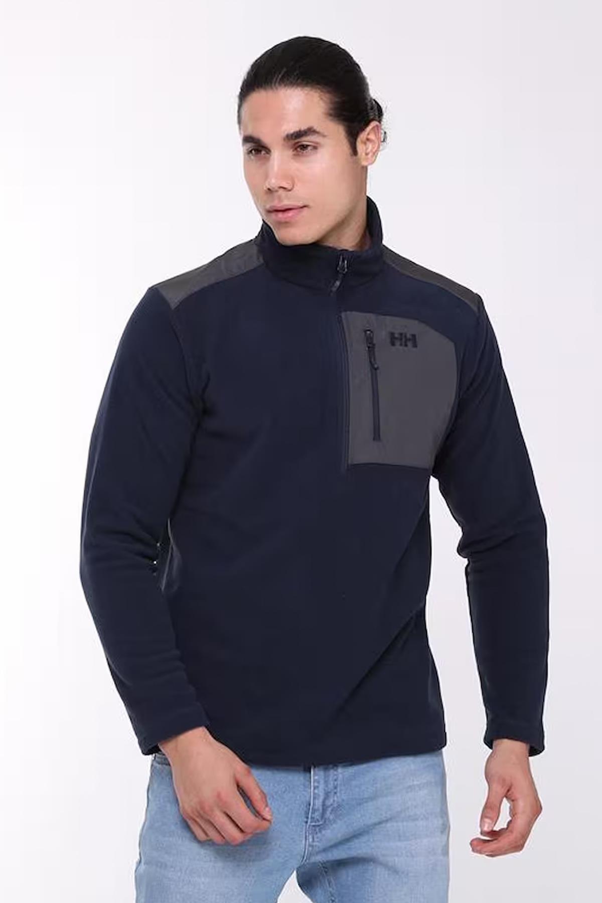 Helly Hansen Erkek Block Polar Sweatshirt