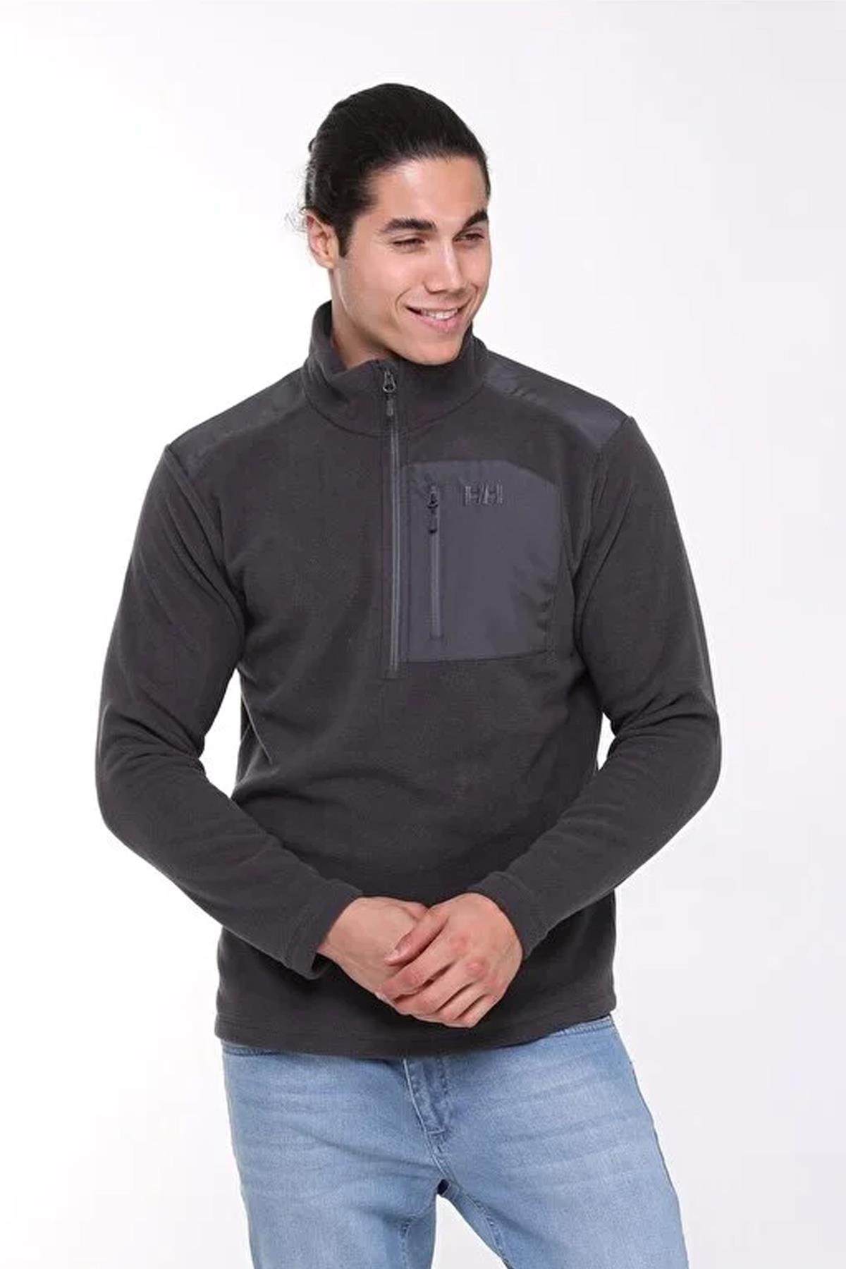 Helly Hansen Erkek Block Polar Sweatshirt