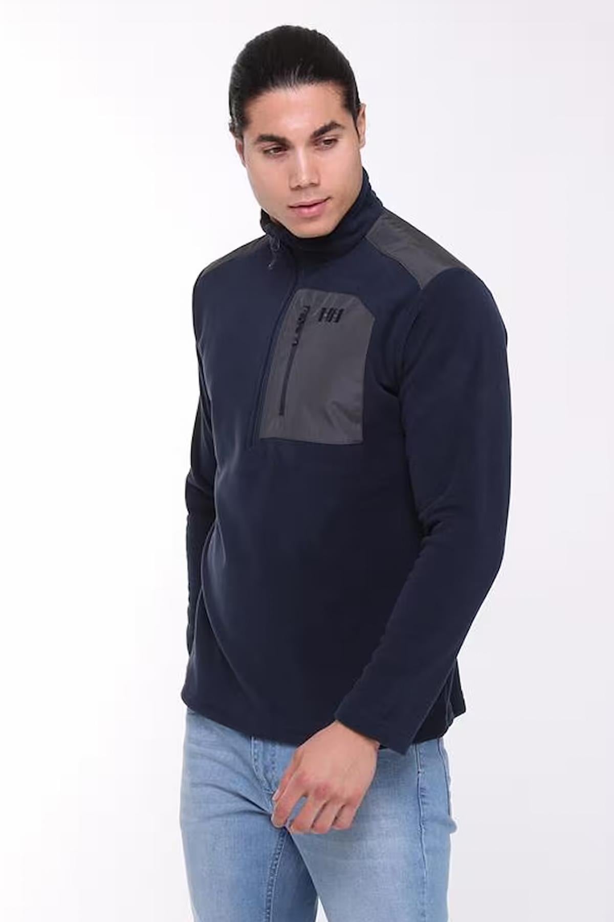Helly Hansen Erkek Block Polar Sweatshirt