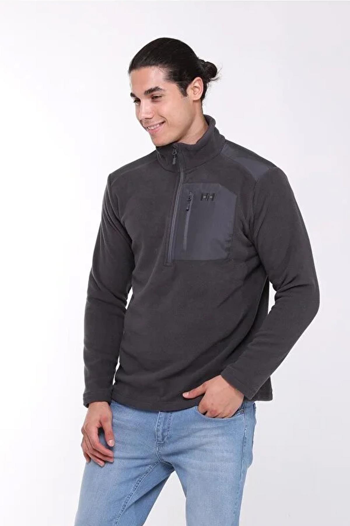 Helly Hansen Erkek Block Polar Sweatshirt