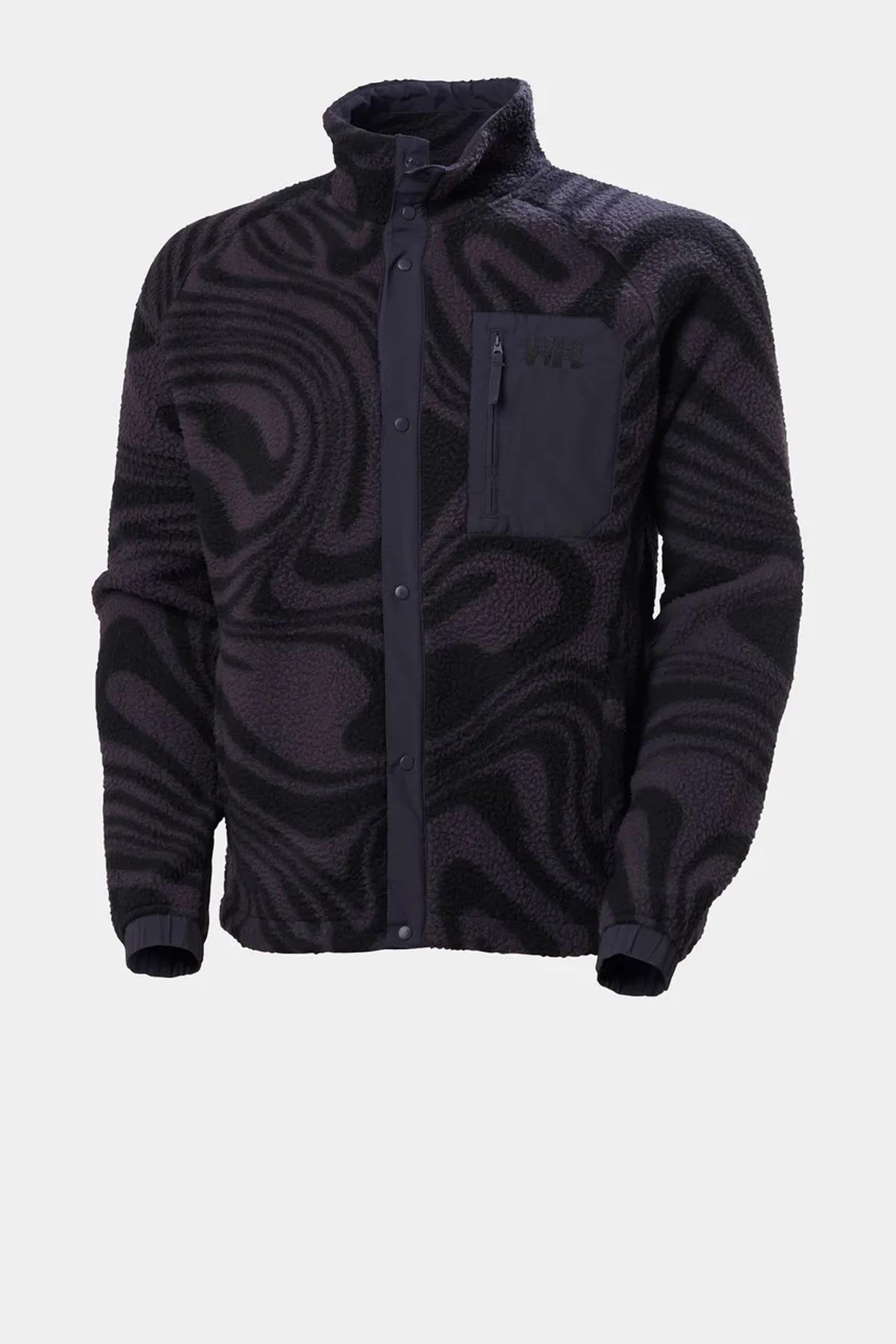 Helly Hansen Erkek Panorama Printed Pile Snap Mont