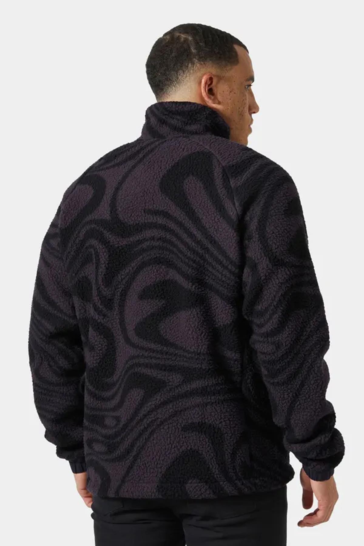 Helly Hansen Erkek Panorama Printed Pile Snap Mont