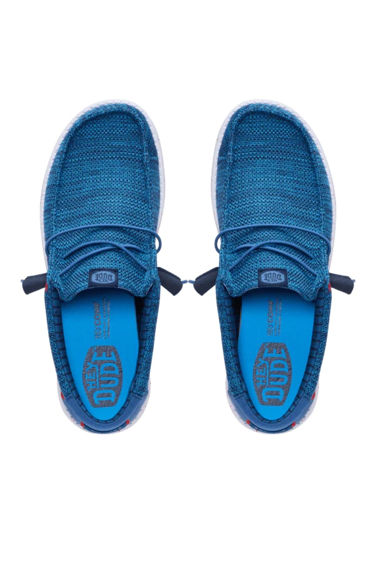 Hey Dude Wally Cru Stretch Canvas Erkek Terlik 45141-4ZL