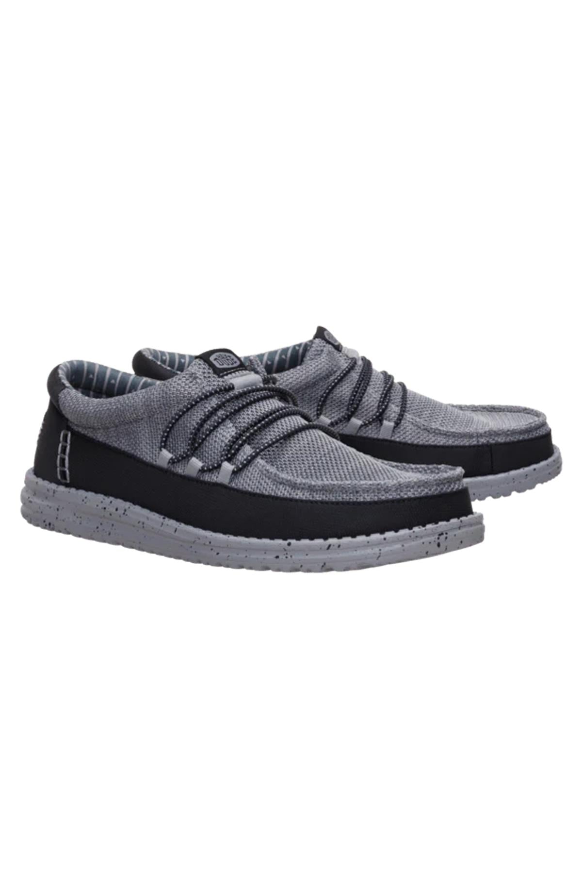 Hey Dude Wally Cru Stretch Canvas Erkek Terlik 45141-1XE