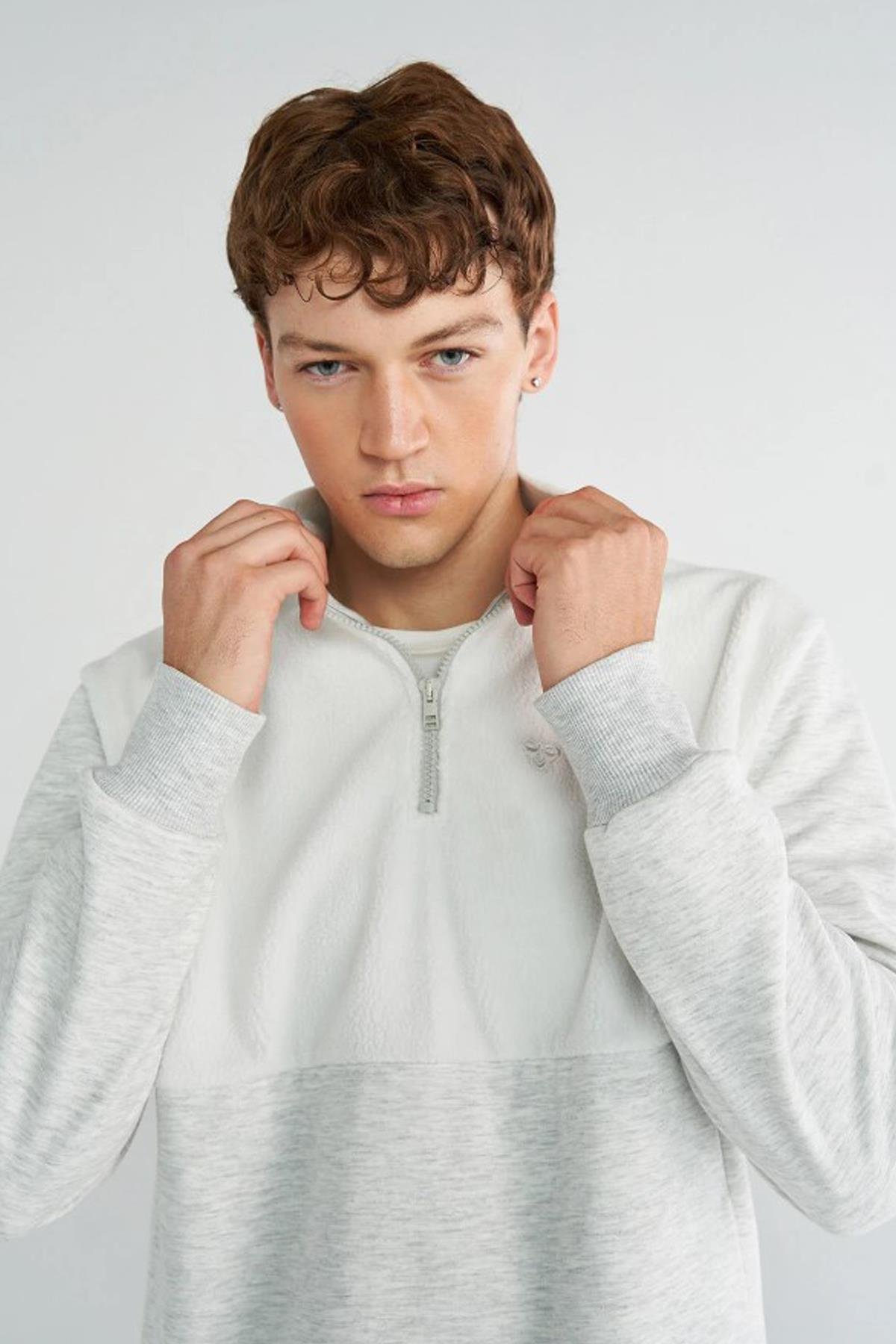 Hummel Andros Half Zip Neck Erkek Sweatshirt