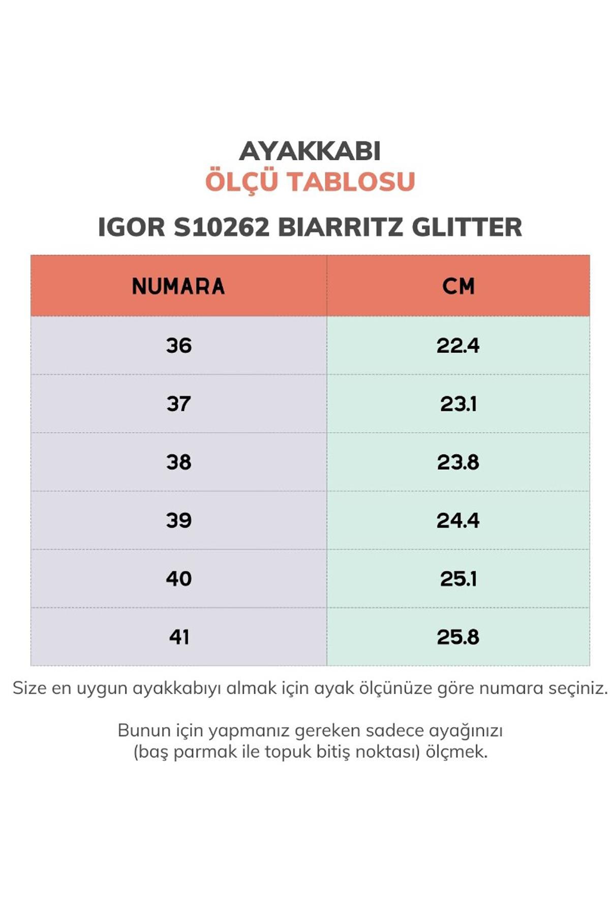 Igor Biarritz Glitter Kadin Sandalet  S10262-135