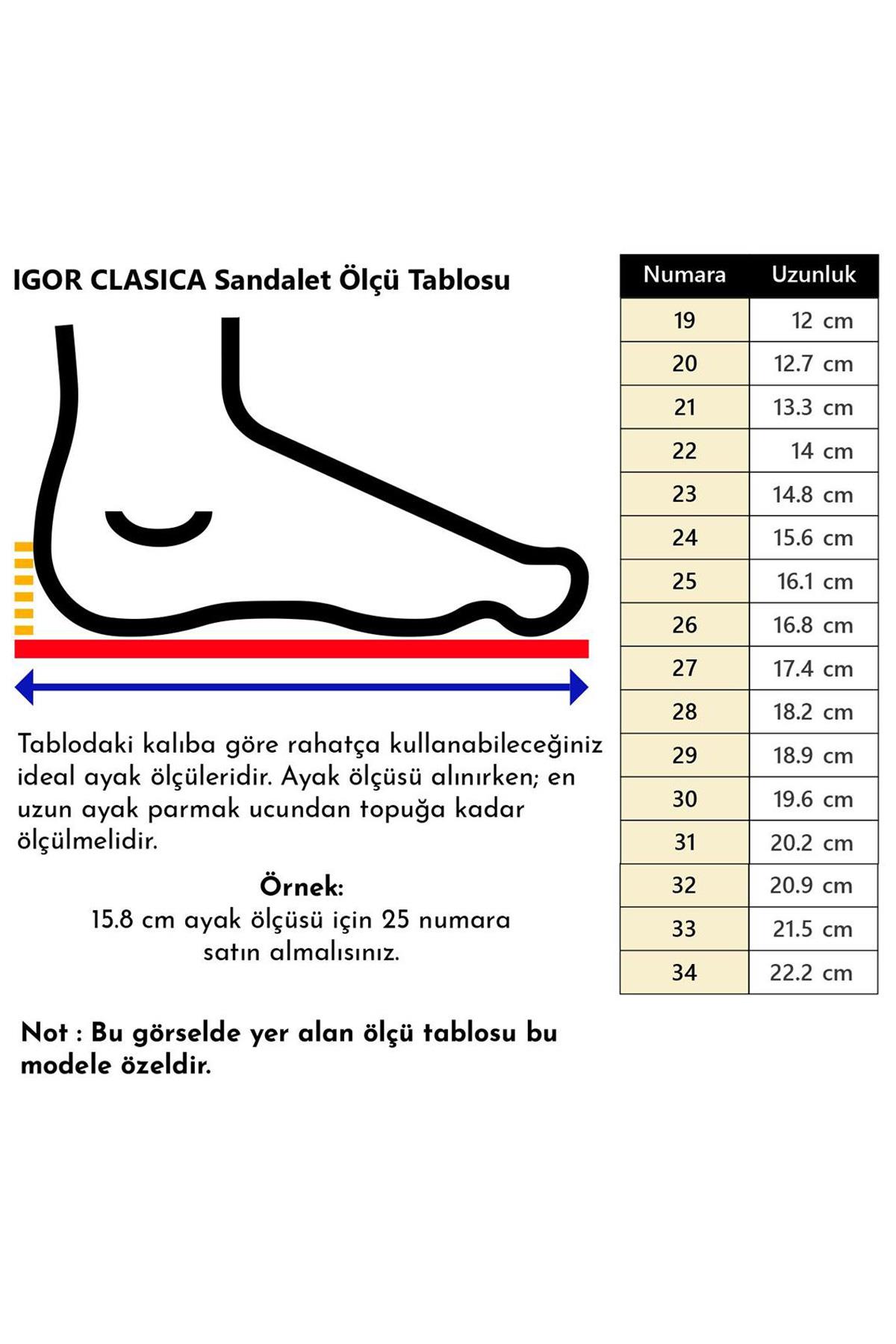 Igor Clasica V. Çocuk Sandalet  S10288-079