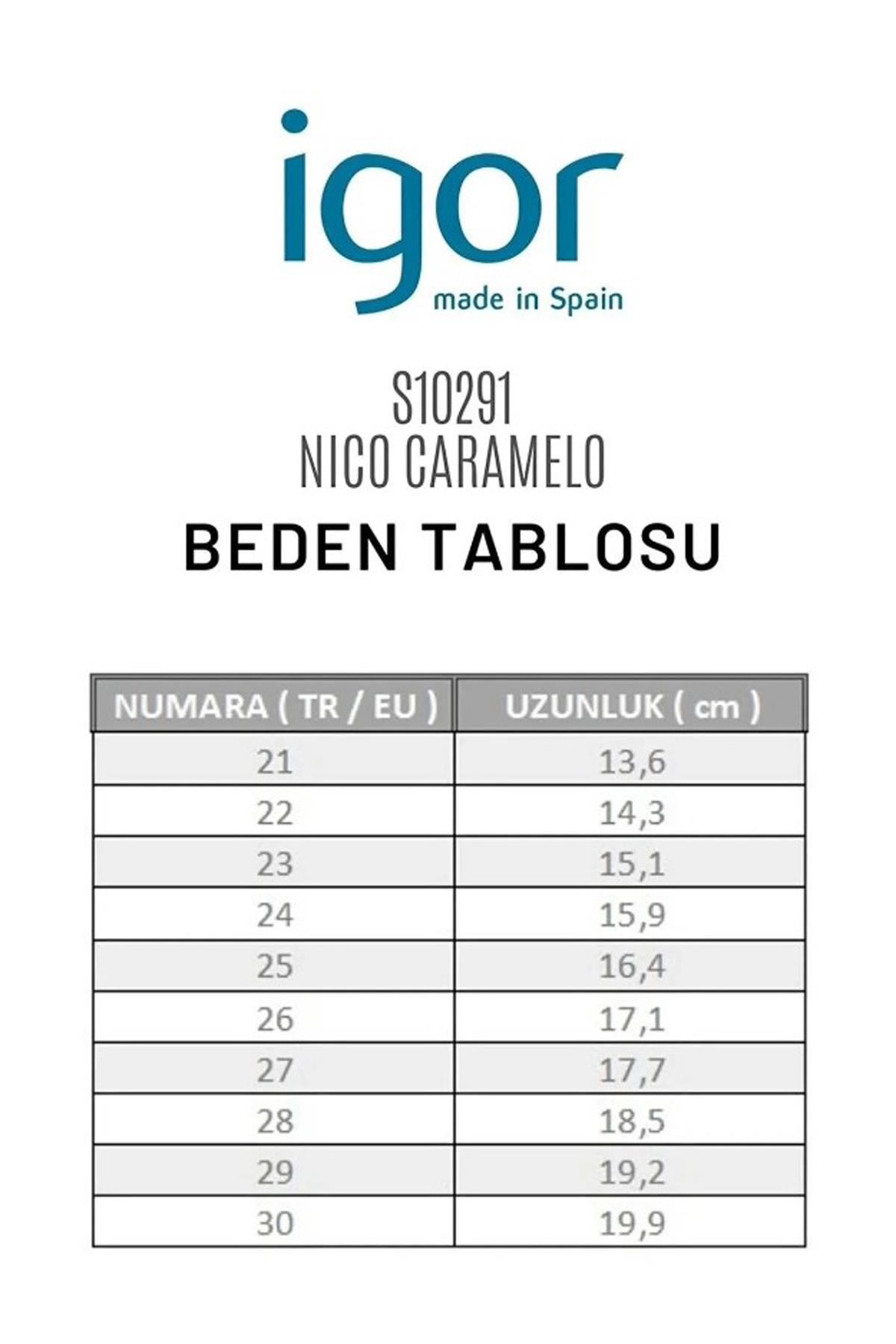 Igor Nico Caramelo Çocuk Sandalet  S10291-197