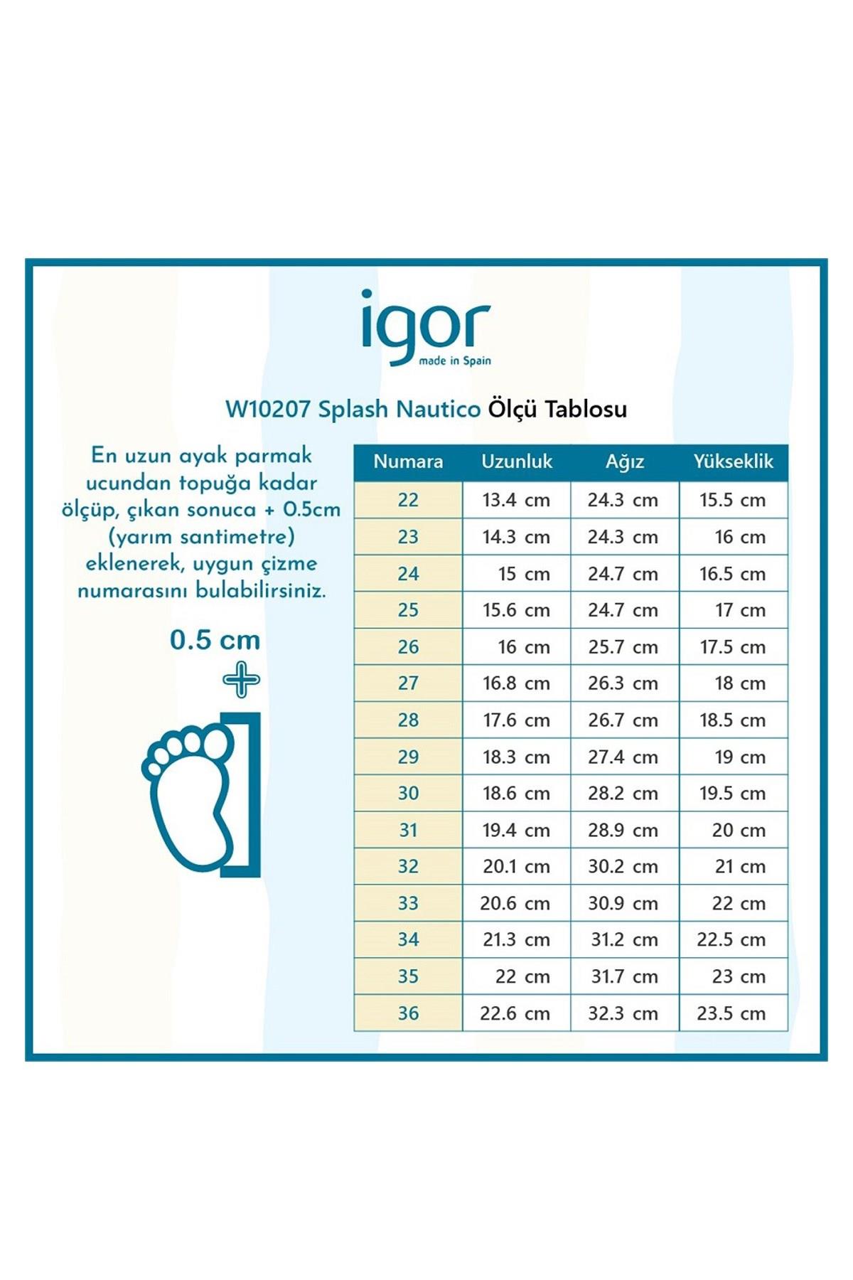 Igor Splash Dk Borreguito Çocuk Yağmur Çizmesi W10293-Elm