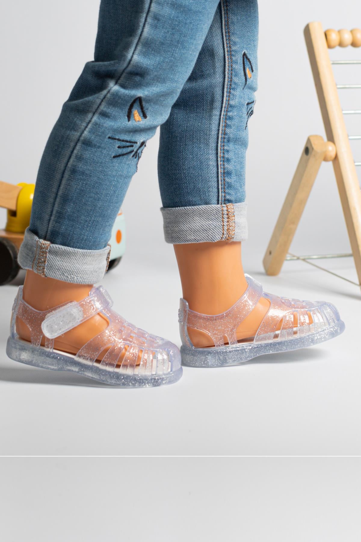 Igor Tobby Gloss Glitter Çocuk Sandalet  S10308-091