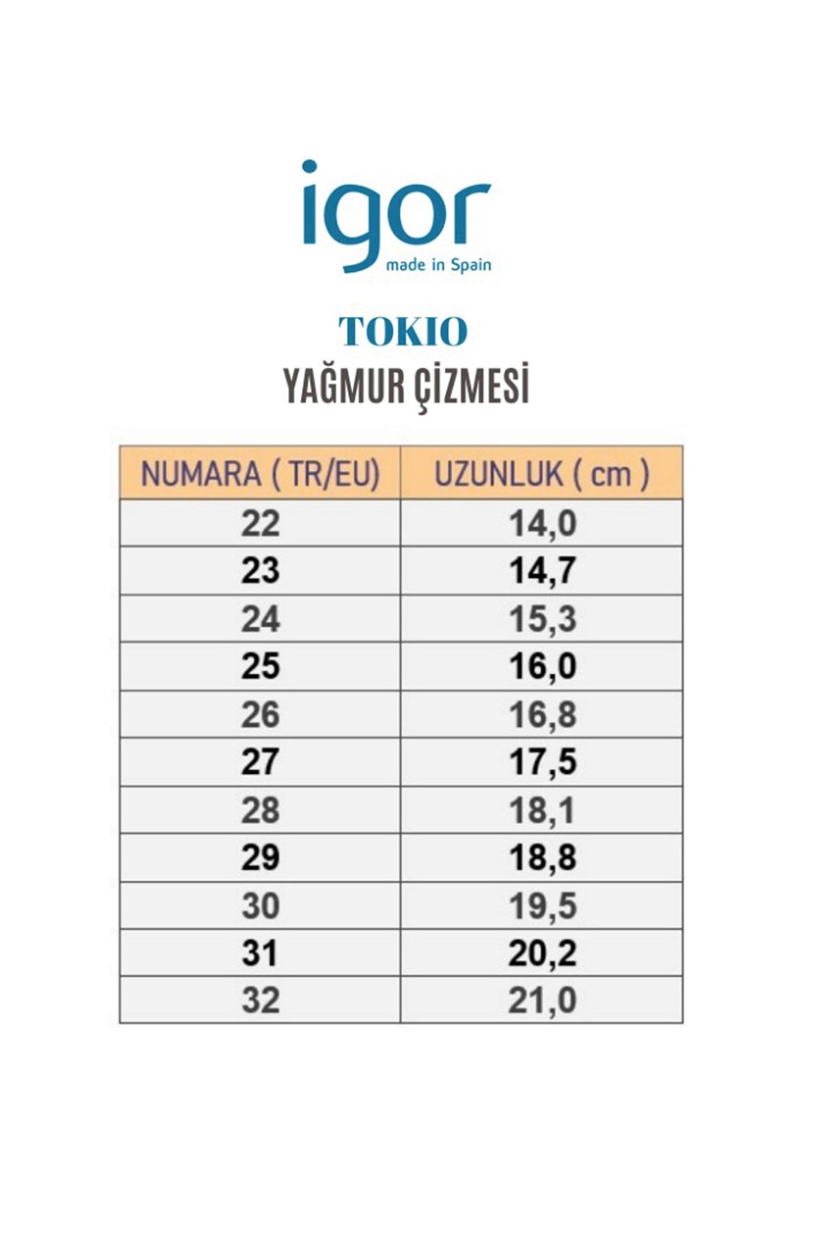 Igor Tokio Borreguito Çocuk Bot W10290-197