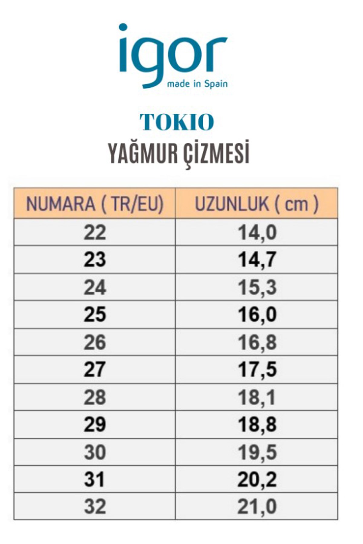 Igor Tokio Çocuk Bot W10274-225