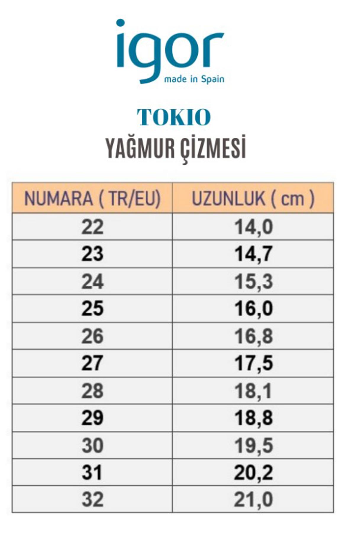 Igor Tokio Çocuk Çizme