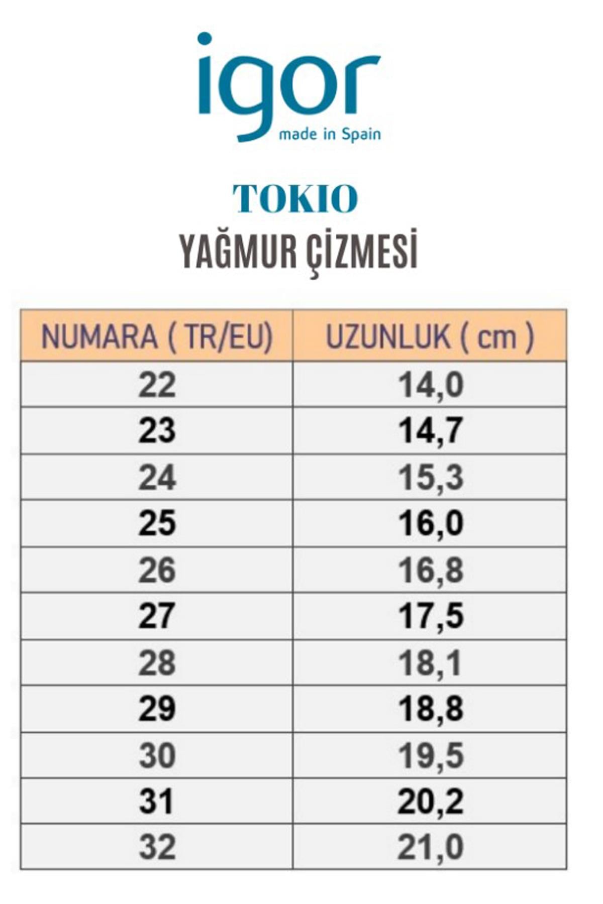 Igor Tokio Çocuk Çizme