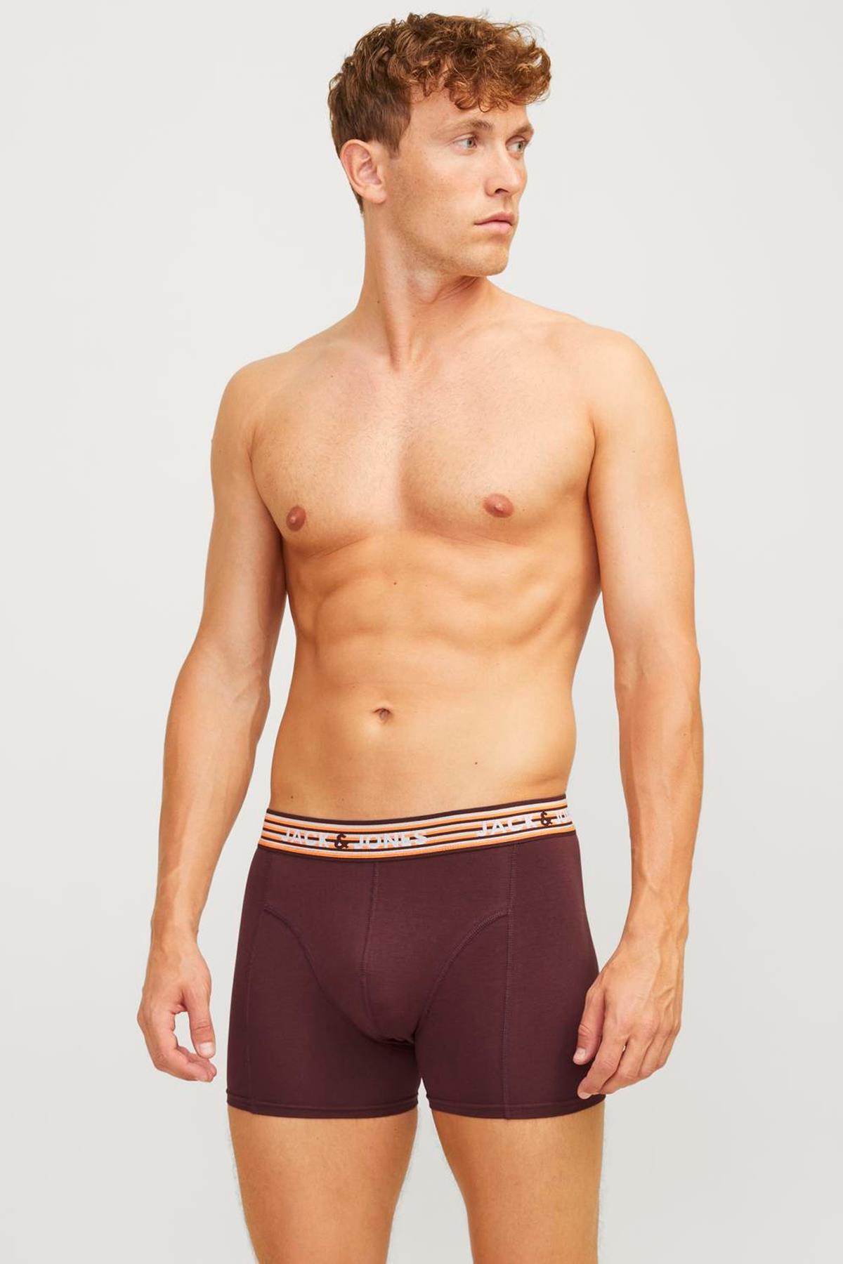 Jack & Jones Jacdarvin Solid Trunks 3'lü Boxer 12260070