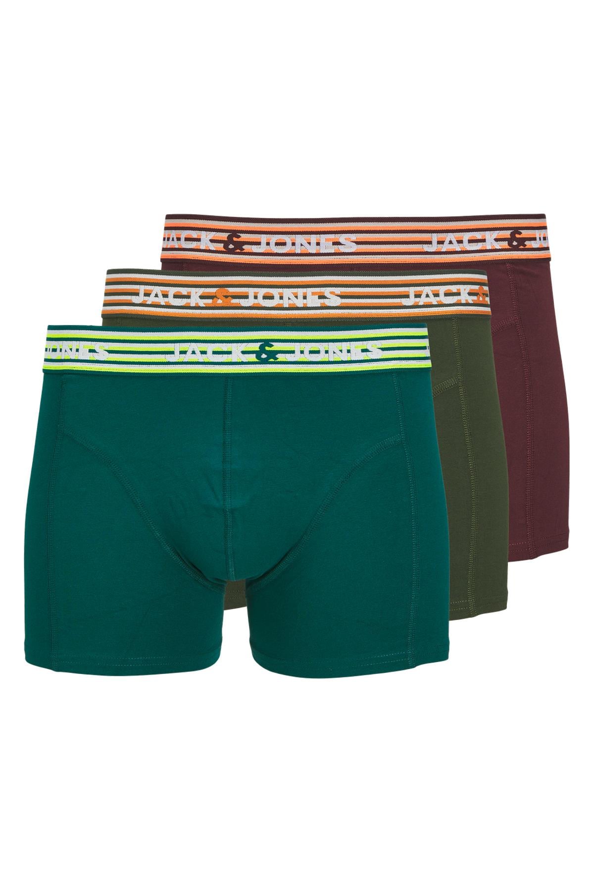 Jack & Jones Jacdarvin Solid Trunks 3'lü Boxer 12260070