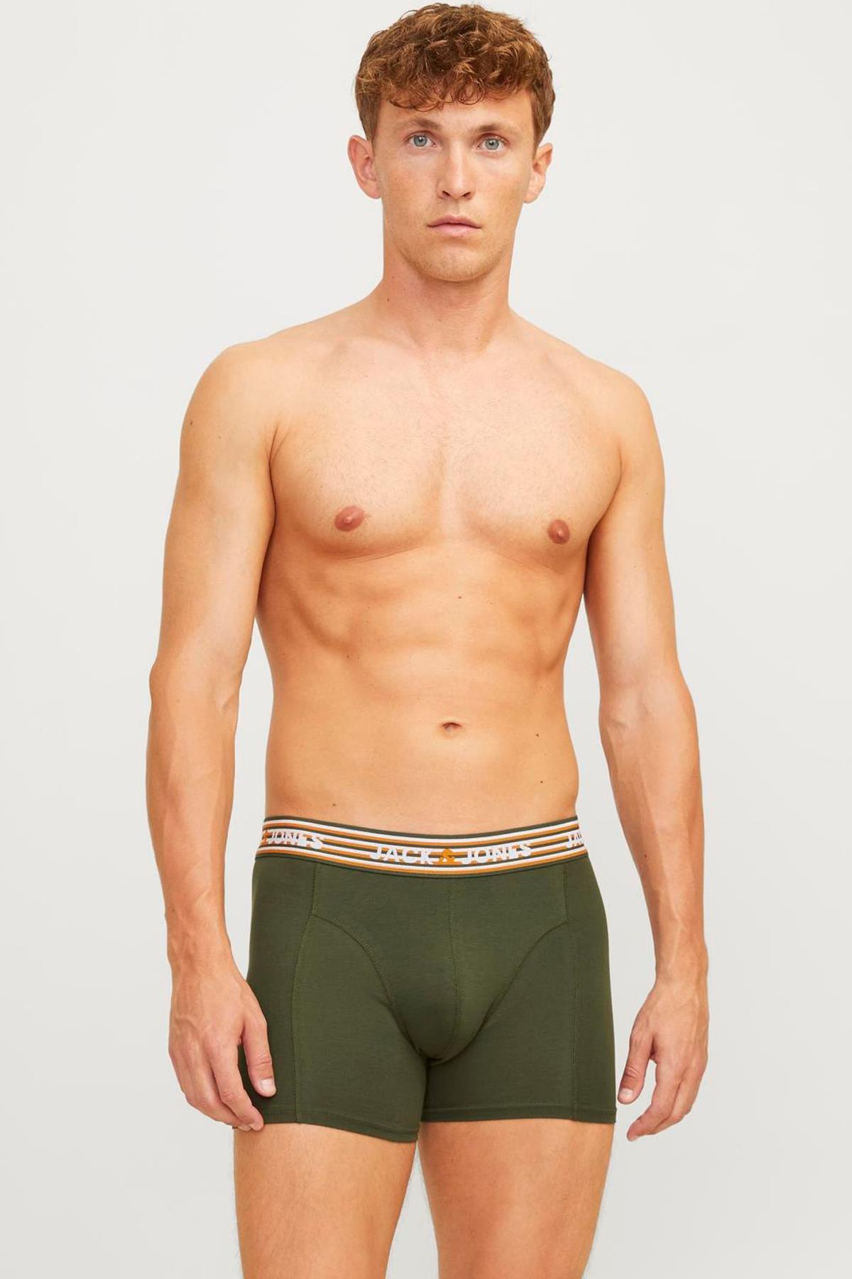 Jack & Jones Jacdarvin Solid Trunks 3'lü Boxer 12260070