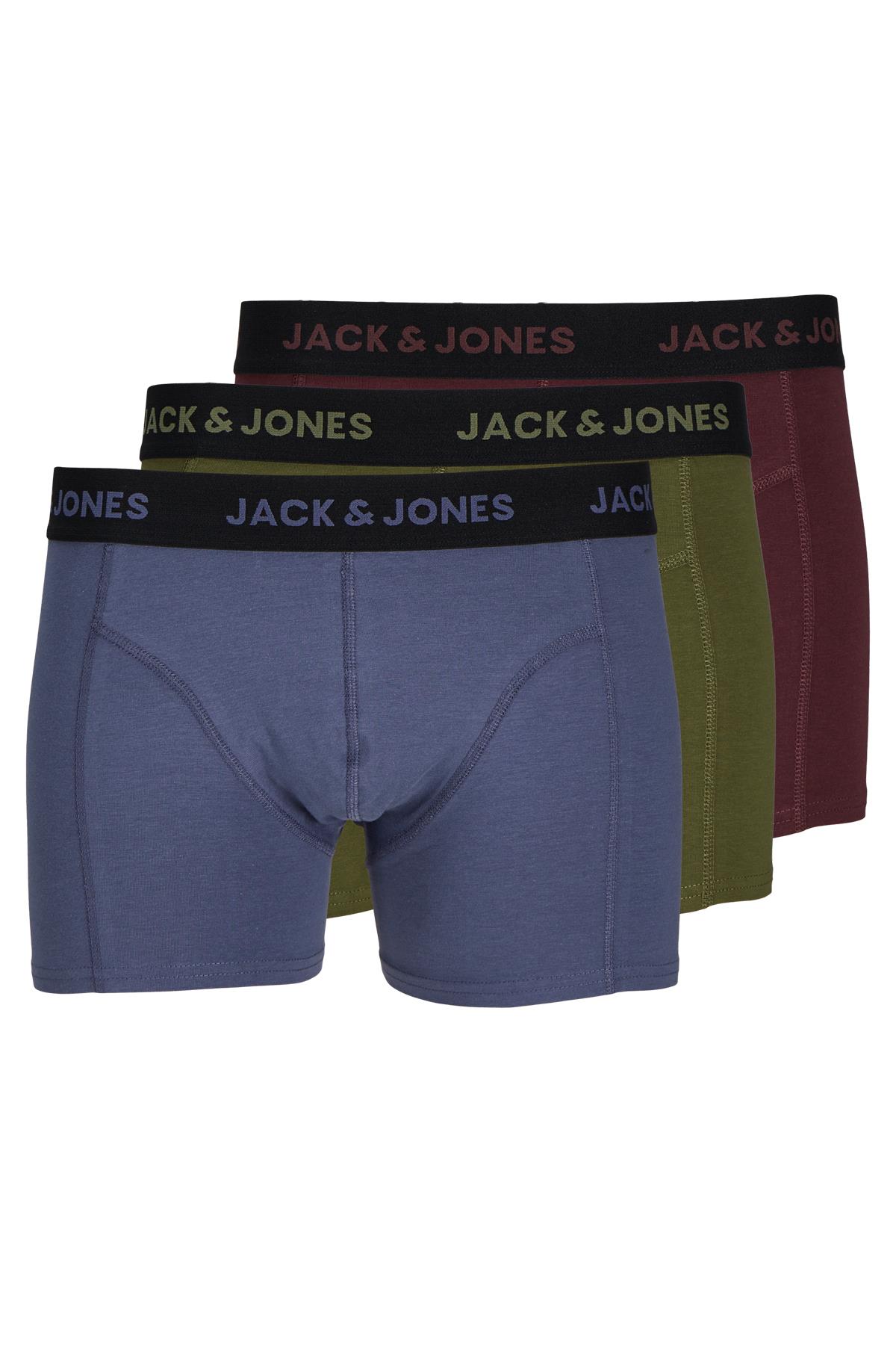 Jack & Jones Jacteo Solid 3'lü Boxer 12259080