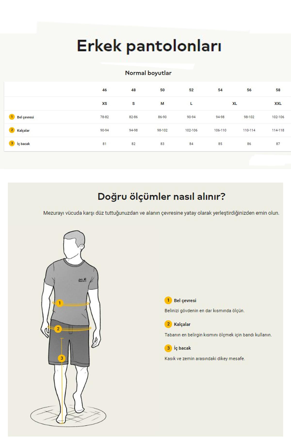 Jack Wolfskin Active Track Erkek Şort 1503792-1010