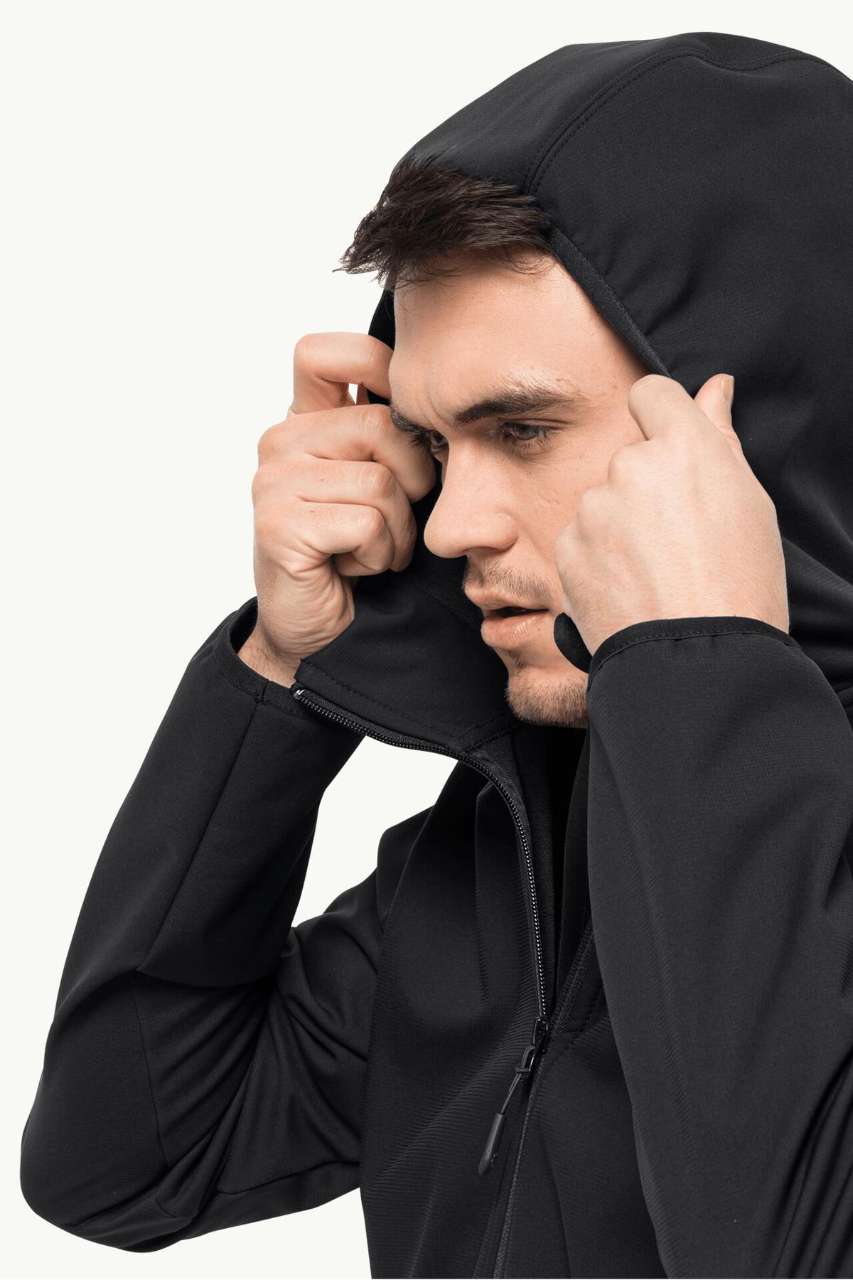 Jack Wolfskin Bornberg Hoody Erkek Softshell Mont 1307471-6000